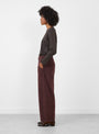 Panta Sbam Trousers Sasso Sasso LABO ART (model side) at Couverture & The Garbstore