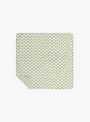 Napkin Set Bourrache Loden Bourrache Loden SUZETTE (top view unfolded) at Couverture & The Garbstore
