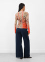 Lee-Pleated-Top-Birte-Birte-JULIA-HEUER-Model_Back_View at Couverture & The Garbstore