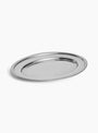 Essential Steel Oval Dish-Large stainless steel HAY_Front_View at Couverture & The Garbstore