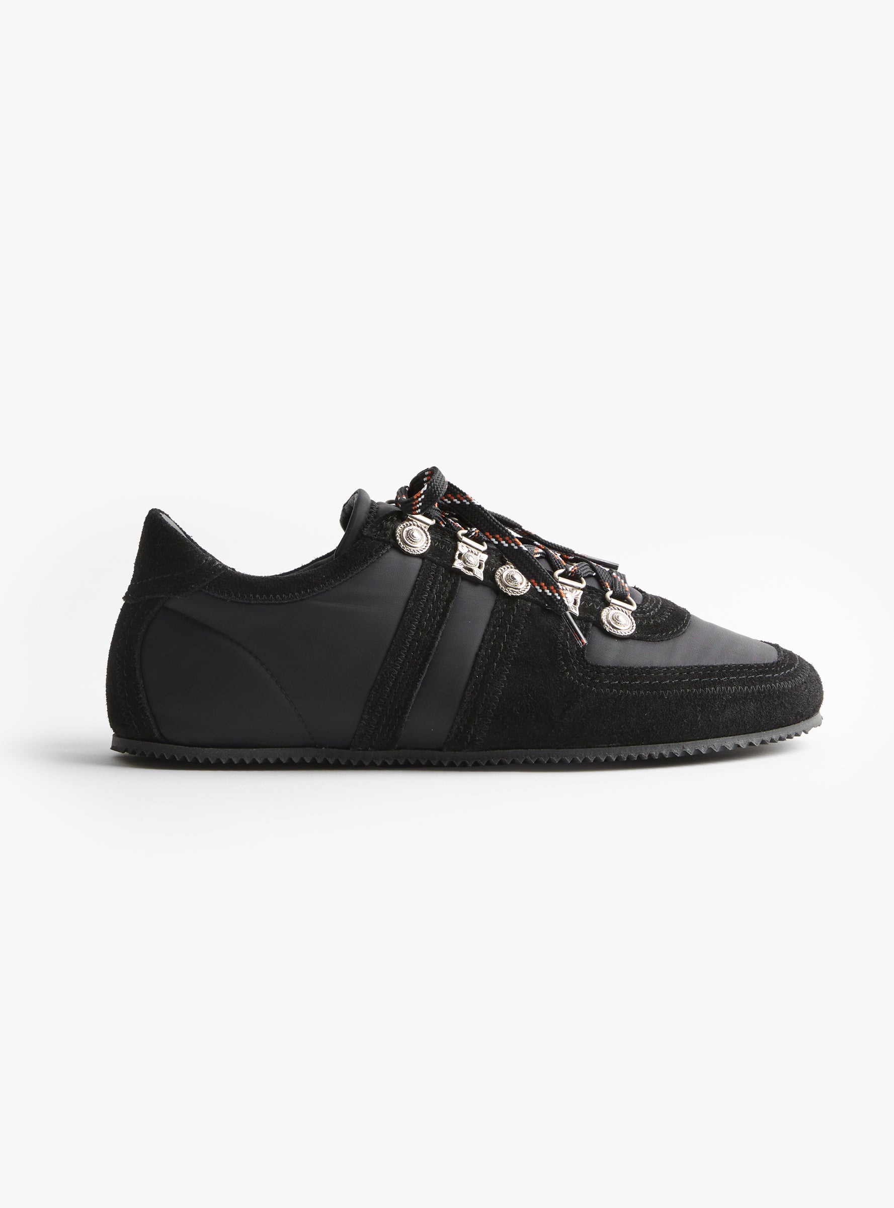 Eyelet Ring Trainers Black Multi Black TOGA (side) at Couverture & The Garbstore