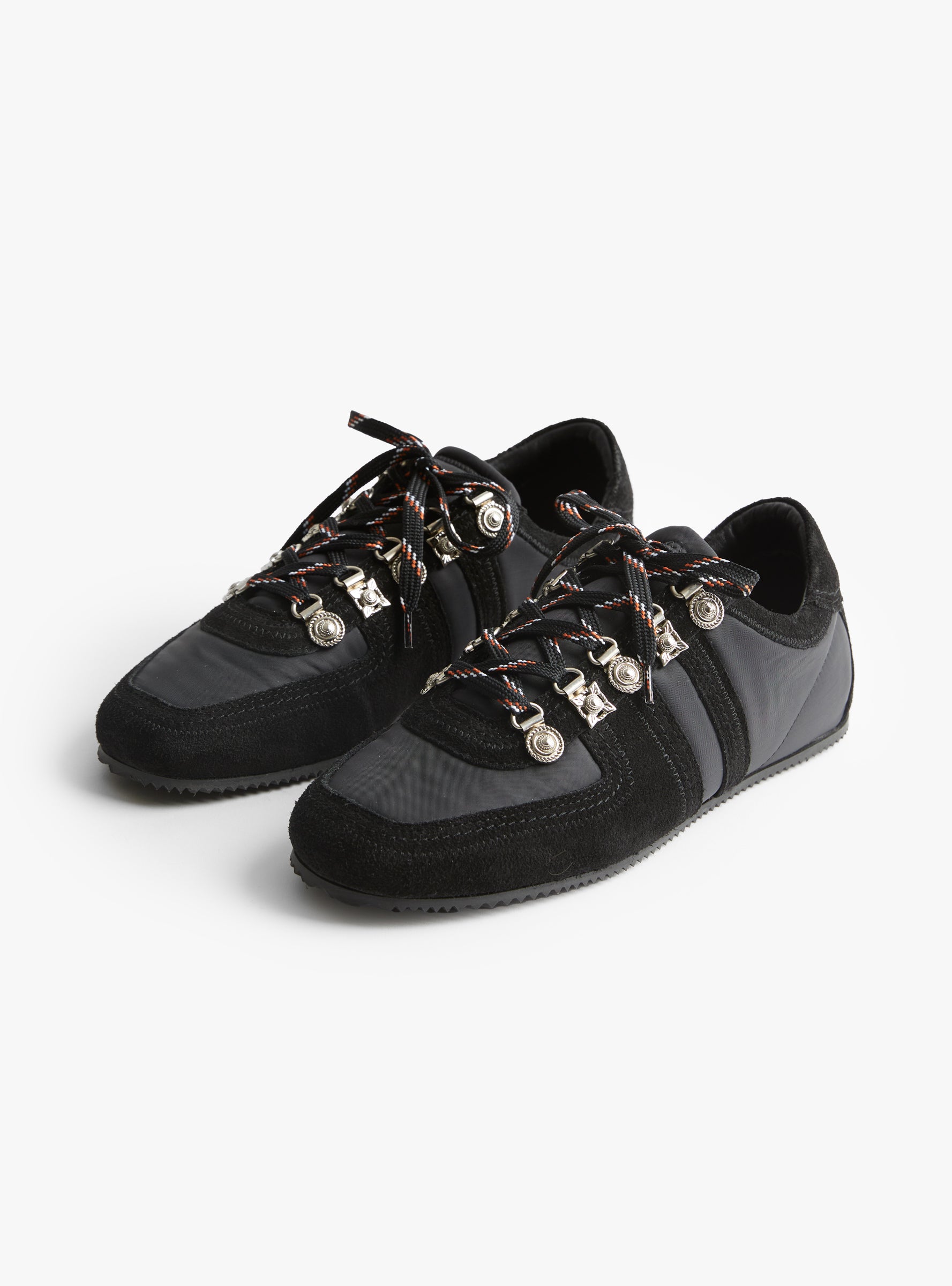 Eyelet Ring Trainers Black Multi Black TOGA (three quarter) at Couverture & The Garbstore