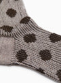 Spot Socks Nutmeg Nutmeg MARIA LA ROSA (Fabric Detail) at Couverture & The Garbstore