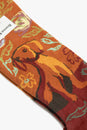 Caramel Dog Socks Caramel BONNE MAISON (Fabric Detail) at Couverture & The Garbstore