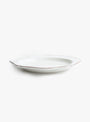 Trattoria Large Oval Platter White Vicolo (front view) at Couverture & The Garbstore