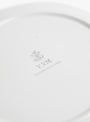 Trattoria-Dinner-plate-27.5cm-White-Vicolo-(logo-detial) at Couverture & The Garbstore