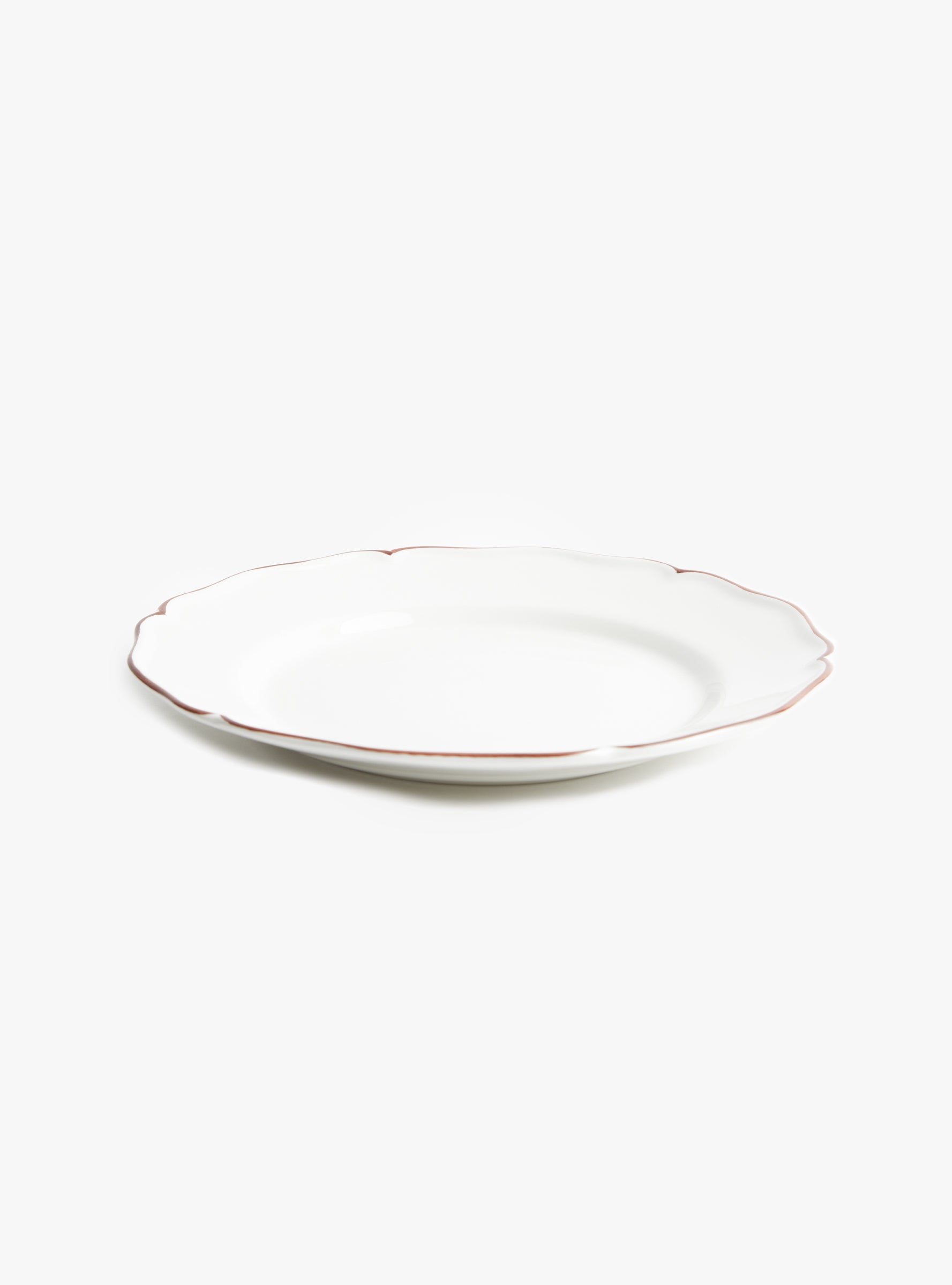 Trattoria Dinner plate 27.5cm White Vicolo (front view) at Couverture & The Garbstore