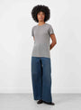 Tee Shirt Gilda Grey Gilda Grey Baserange (model front) at Couverture & The Garbstore