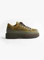 Cornaro-Due-Gomma-Caper-Green-Suede-Caper-Green-DIEMME-(side-view) at Couverture & The Garbstore