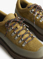 Cornaro Due Gomma Caper Green Suede Caper Green DIEMME (lace close up) at Couverture & The Garbstore