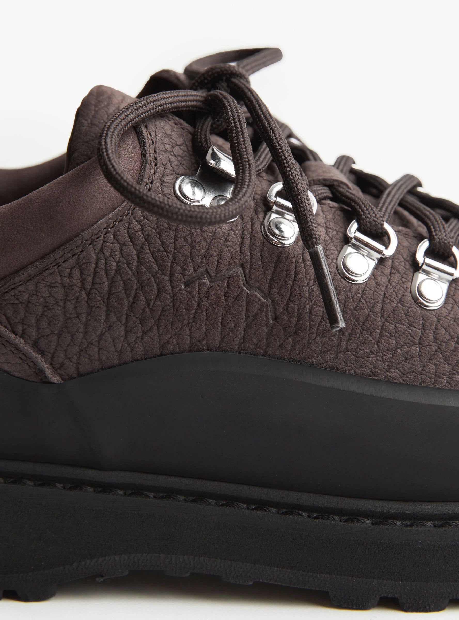 Cornaro_Gomma_Leather_Dark_Fallow_N_Dark_Fallow_DIEMME_detail at Couverture & The Garbstore