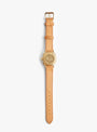 W-Coussin-Sophie-Watch-Caramel-Leather-Caramel-Leather-VAGUE-(top-view-back) at Couverture & The Garbstore