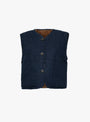 Aida Vest Brown Brown SIDELINE (ghost) at Couverture & The Garbstore