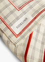 Dove Scarf Check Check SIDELINE (label detail) at Couverture & The Garbstore