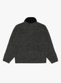 Homemade Knitted Detroit Jacket Dark Grey RICE NINE TEN (back) at Couverture & The Garbstore