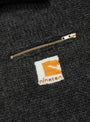Homemade Knitted Detroit Jacket Dark Grey RICE NINE TEN (zip detail) at Couverture & The Garbstore