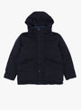 2L GORE-TEX Down Coat Navy NANAMICA (front) at Couverture & The Garbstore