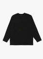 COOLMAX Stripe Long Sleeve Tee Black Charcoal NANAMICA (back) at Couverture & The Garbstore