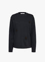 Embellished-T-Shirt-Black-BLACK-CORDERA-(Front View) at Couverture & The Garbstore