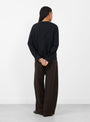 Embellished-T-Shirt-Black-BLACK-CORDERA-(Model-Back) at Couverture & The Garbstore