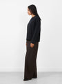Embellished-T-Shirt-Black-BLACK-CORDERA-(Model-Side) at Couverture & The Garbstore