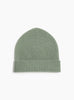 Lambswool Knit Cap Light Olive Light Olive MATURE HA (Front) at Couverture & The Garbstore