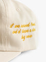 One Star Cap Bone BROTHER BROTHER (embroidery detail 2) at Couverture & The Garbstore