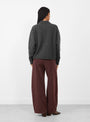 Julie-Jumper-Grey-Anthracite-Grey-Anthracite-Soeur-Model_Back_View at Couverture & The Garbstore