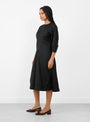 Janice-Dress-Black-Black-Soeur-Model_Side_View at Couverture & The Garbstore