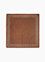 Classic-Scarf-Caramel-and-Anthracite-Caramel-and-Anthracite-Soeur-(Front) at Couverture & The Garbstore