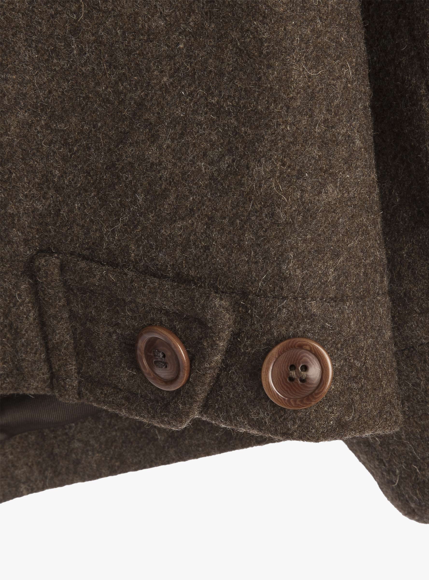 Harrison Jacket Brown YMC You Must Create (Button Detail) at Couverture & The Garbstore