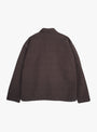 PJ Overshirt Brown Brown YMC You Must Create (Back) at Couverture & The Garbstore