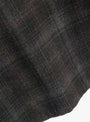 PJ Overshirt Brown Wool Blend Brown Wool Blend YMC You Must Create (Fabric Detail) at Couverture & The Garbstore