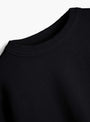M-Studio-Sweatshirt-Black-YMC-You-Must-Create-(Neckline Detail) at Couverture & The Garbstore