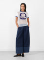 W-Sheer-Jersey-Ringer-T-Shirt-Fat-Cat-on-Legend-Live-Navy-Navy-Kapital-Model_Front_View at Couverture & The Garbstore