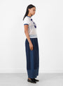 W-Sheer-Jersey-Ringer-T-Shirt-Fat-Cat-on-Legend-Live-Navy-Navy-Kapital-Model_Side_View at Couverture & The Garbstore