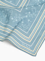 Classic-Scarf-Stormblue-and-Beige-Stormblue-and-Beige-SKALL-(Fabric Detail) at Couverture & The Garbstore