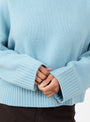Campa-Jumper-Aqua-Aqua-SKALL-Model_Close Up at Couverture & The Garbstore
