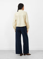 Lesley-Shirt-Soft-Cream-Soft-Cream-SKALL-Model_Back_View at Couverture & The Garbstore