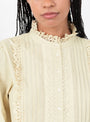 Lesley-Shirt-Soft-Cream-Soft-Cream-SKALL-Model_Close Up at Couverture & The Garbstore