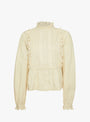 Lesley-Shirt-Soft-Cream-Soft-Cream-SKALL-(Front View) at Couverture & The Garbstore