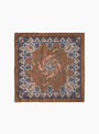 Pippa-Scarf-Brown-Paisley-Brown-Paisley-SKALL-(Front) at Couverture & The Garbstore