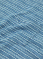 Pocket Tee Indigo Stripe Sax Sax BEAMS PLUS (Pocket Detail) at Couverture & The Garbstore