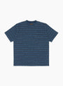 Pocket Tee Indigo Stripe Navy Navy BEAMS PLUS (Front) at Couverture & The Garbstore