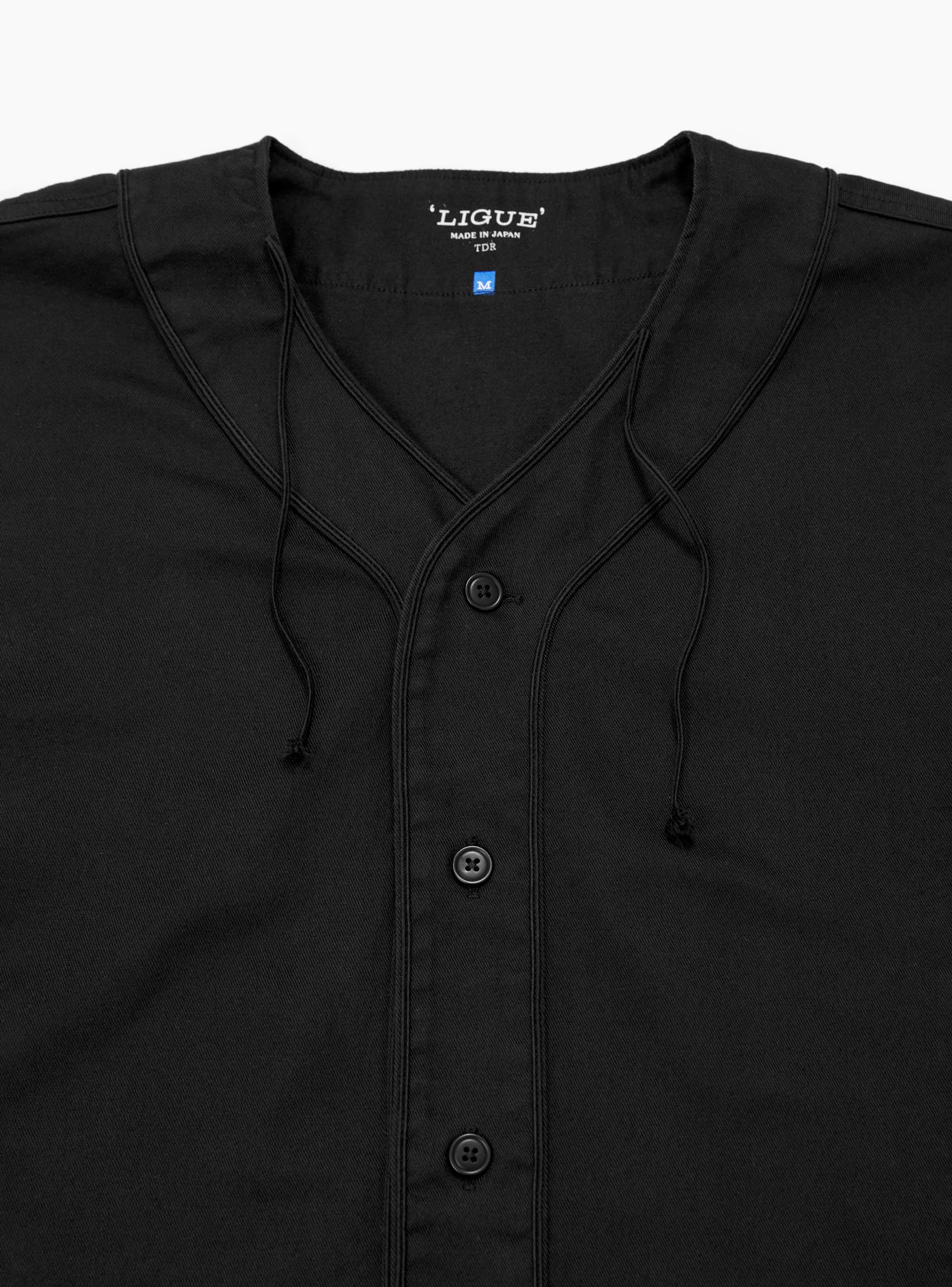 1930 Cotton Community League Jersey Black TDR (Collar Detail) at Couverture & The Garbstore