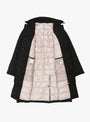 Lined-Cordura-Balmacaan-Grey-TDR-(front-open) at Couverture & The Garbstore