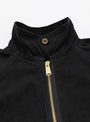 Duxville Jacket Black TDR (Collar Detail) at Couverture & The Garbstore