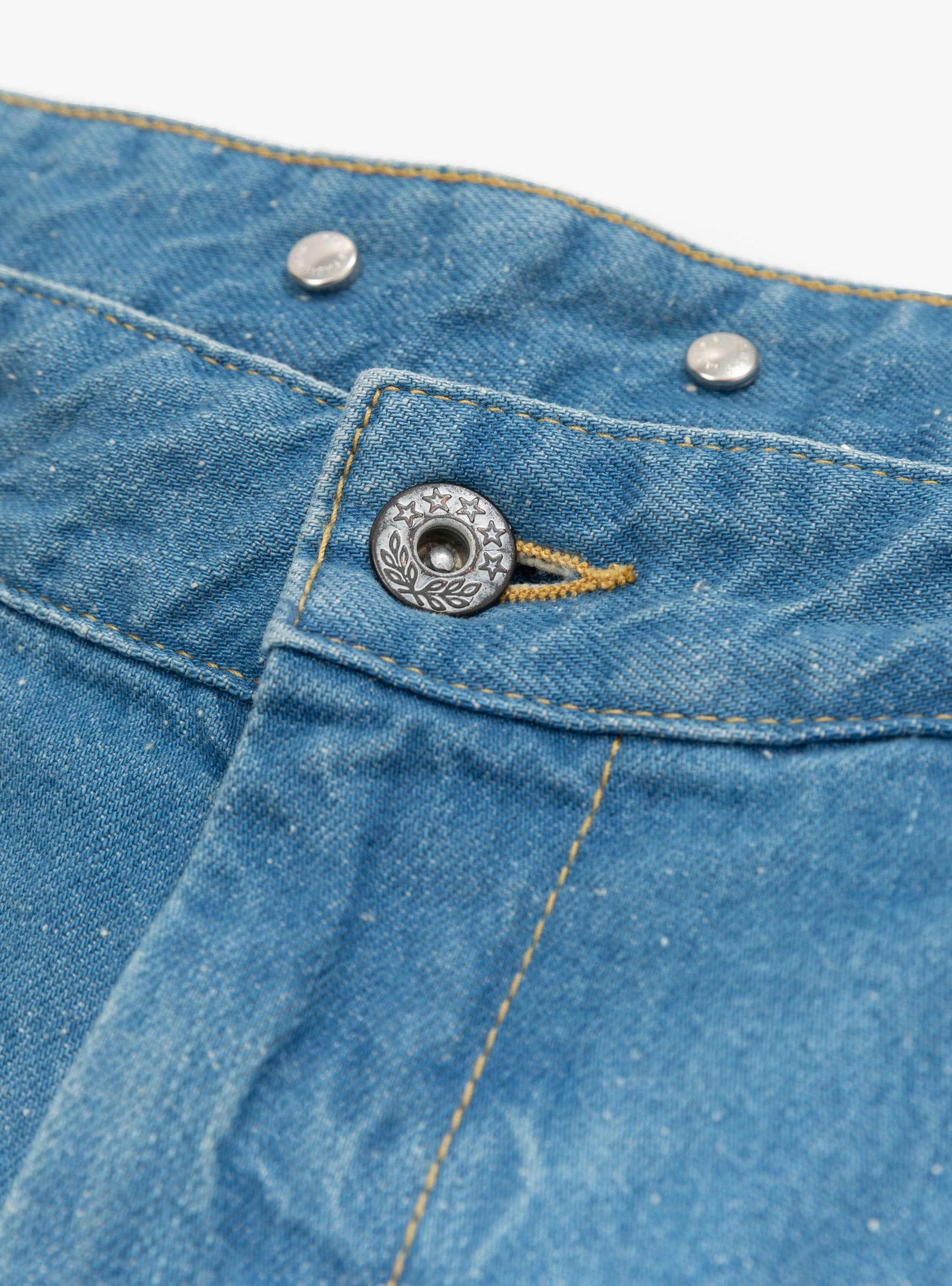 Nep Denim Curve Jean Repair TDR (Button Detail) at Couverture & The Garbstore
