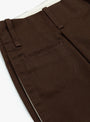 Crown Chino Brown TDR (Pocket Detail) at Couverture & The Garbstore