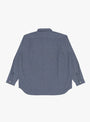 Gingham Working Shirt Blue TDR (Back) at Couverture & The Garbstore